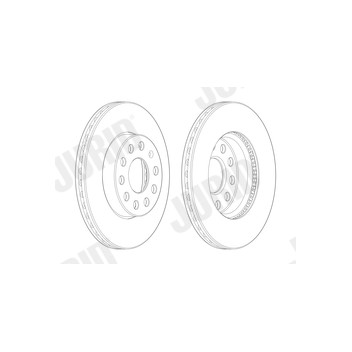 Jurid 562990JC-1 - Brake Disc (Front)