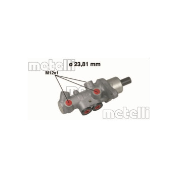 Metelli 05-0536 - Brake Master Cylinder