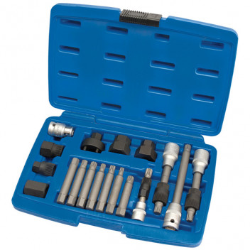 Draper Expert 31921 - Alternator Pulley Tool Kit (18 piece)