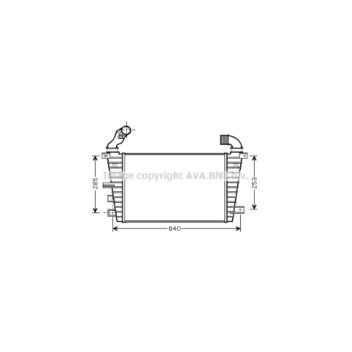 AVA OL4416 - Intercooler