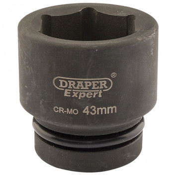 Draper Expert 05123 - Expert 43mm 1" Square Drive Hi-Torq&#174; 6 Point Impact Socket