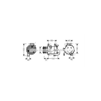  HDAK232 - Compressor (A/C)