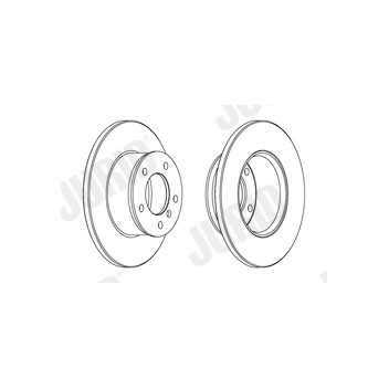 Jurid 561283J - Brake Disc (Front)