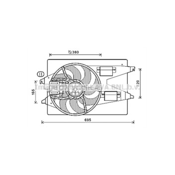 AVA FD7555 - Cooling Fan