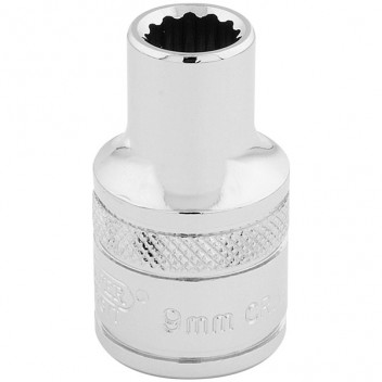 Draper Expert 33089 - 1/2" Square Drive Hi-Torq&#174; 12 Point Socket (9mm)