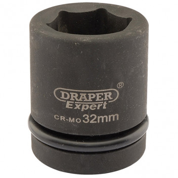 Draper Expert 05112 - Expert 32mm 1" Square Drive Hi-Torq&#174; 6 Point Impact Socket