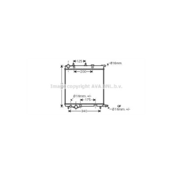 AVA PE2368 - Radiator