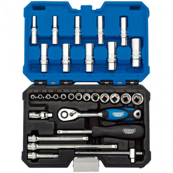 Draper Expert 16444 - 1/4" Sq. Dr. Metric Socket Set (30 Piece)