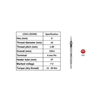 NGK 92340 - Glow Plug
