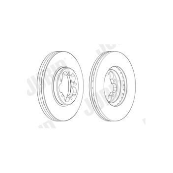 Jurid 563123JC-1 - Brake Disc (Front)