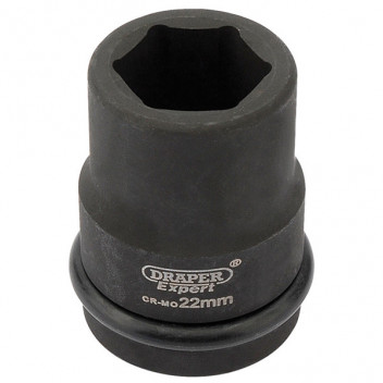 Draper Expert 75968 - Expert 22mm 3/4" Square Drive Hi-Torq&#174; 6 Point Impact Socket