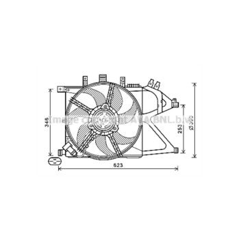 AVA OL7672 - Cooling Fan