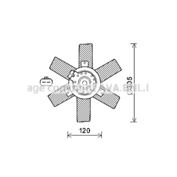 AVA CN7553 - Cooling Fan