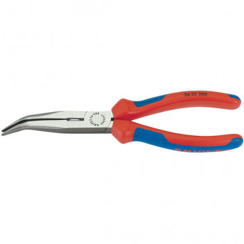 Draper 77004 - Knipex 200mm Angled Long Nose Pliers with Heavy Duty Handles