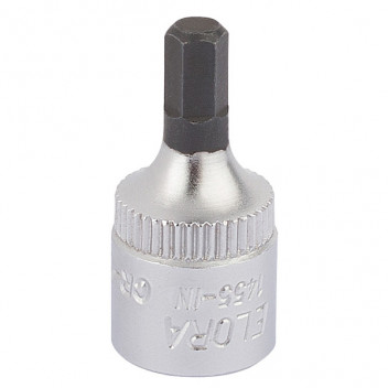 11125 - 4mm 1/4" Square Drive Elora Hexagon Screwdriver Socket