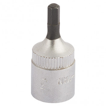11124 - 3mm 1/4" Square Drive Elora Hexagon Screwdriver Socket