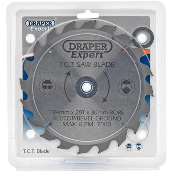 Draper Expert 09471 - Expert TCT Saw Blade 184X30mmx20T