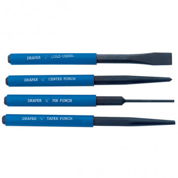Draper 26559 - Chisel and Punch Set (4 Piece)