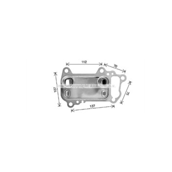 AVA BW3622 - Oil Cooler