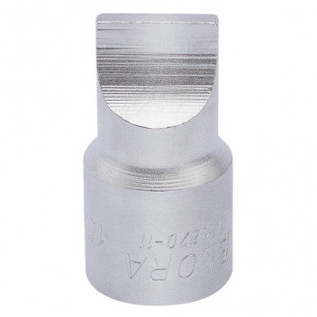 00260 - 3/8" Square Drive Elora 3mm Plain Slot Screwdriver Socket