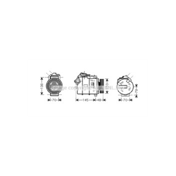 AVA BWK317 - Compressor (A/C)