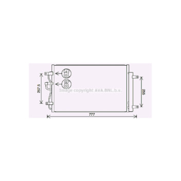 AVA CT5068D - Condenser (A/C)