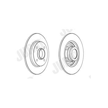 Jurid 562938JC-1 - Brake Disc (Rear)