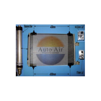 Auto Air 16-1252A - Condenser (A/C)