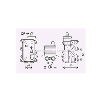 AVA BW3560H - Oil Cooler