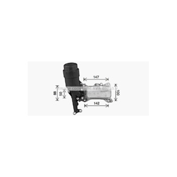 AVA MS3741H - Oil Cooler