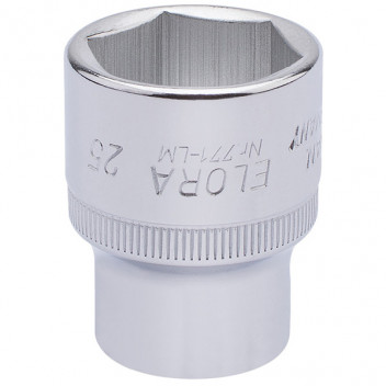 15314 - 25mm 1/2" Square Drive Elora Hexagon Socket