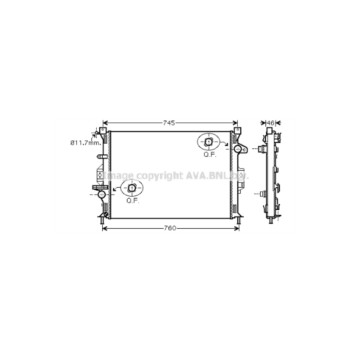 AVA FDA2421 - Radiator