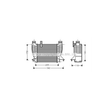 AVA DNA4356 - Intercooler