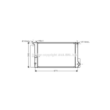 AVA TOA2397 - Radiator