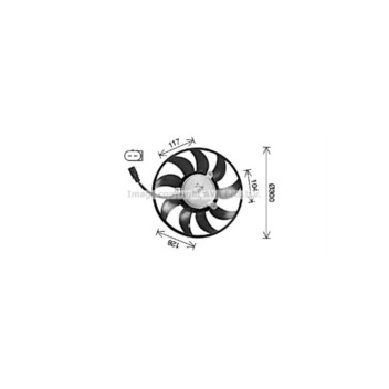 AVA AI7528 - Cooling Fan (Right Hand)