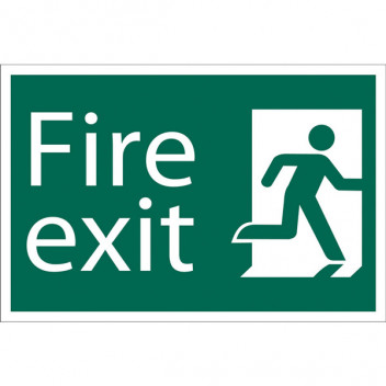 Draper 72449 - 'Fire Exit' Safety Sign