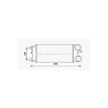 AVA FD4649 - Intercooler