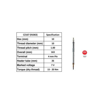 NGK 91063 - Glow Plug