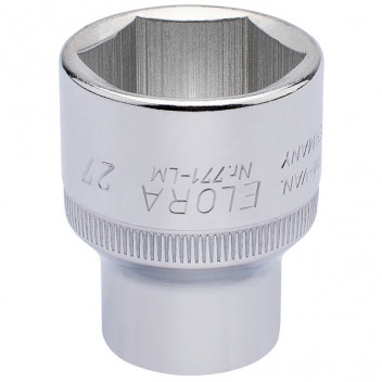 15316 - 27mm 1/2" Square Drive Elora Hexagon Socket