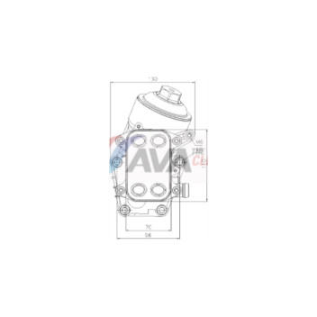 AVA VN3467H - Oil Cooler