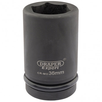 Draper Expert 05150 - Expert 36mm 1" Square Drive Hi-Torq&#174; 6 Point Deep Impac
