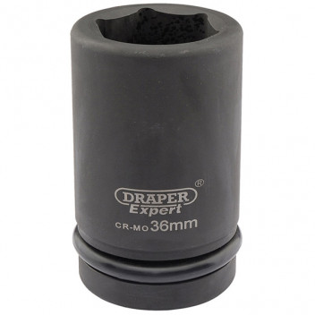 Draper Expert 05150 - Expert 36mm 1" Square Drive Hi-Torq&#174; 6 Point Deep Impact Socket