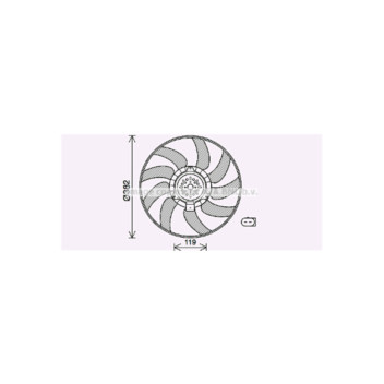 AVA AI7519 - Cooling Fan (Left Hand)