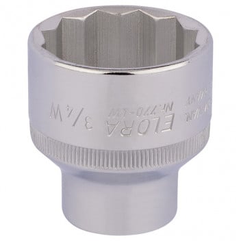 24898 - 3/4" 1/2" Square Drive Elora Whitworth Bi-Hexagon Socket