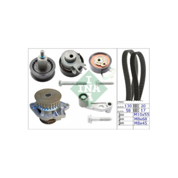 Schaeffler INA 530008931 - Timing Belt-Water Pump Kit