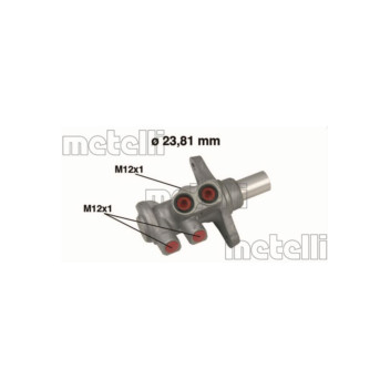 Metelli 05-0639 - Brake Master Cylinder