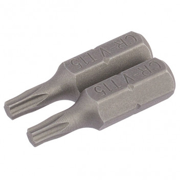 Draper 66429 - T15 1/4" Hex. Draper TX-STAR® Insert Bit 25mm Long x 2
