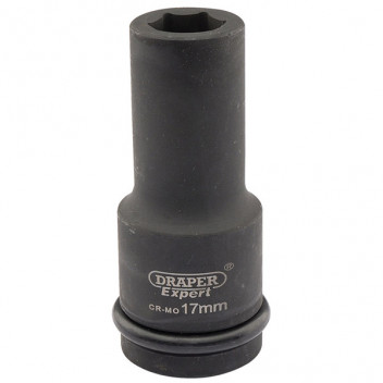 Draper Expert 05049 - Expert 17mm 3/4" Square Drive Hi-Torq&#174; 6 Point Deep Impact Socket