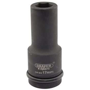 Draper Expert 05049 - Expert 17mm 3/4" Square Drive Hi-Torq&#174; 6 Point Deep Imp