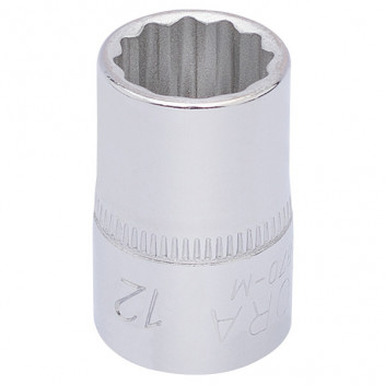 25888 - 12mm 3/8" Square Drive Elora Bi-Hexagon Socket